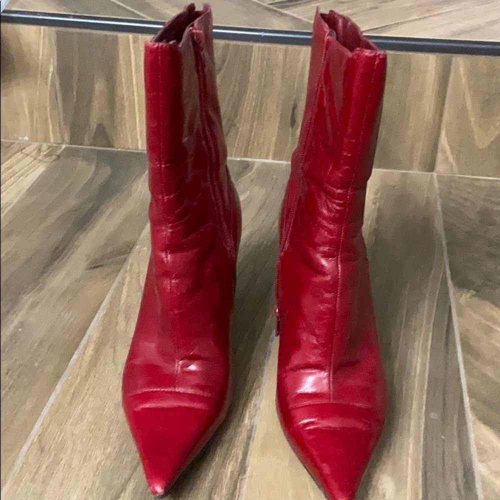 Nine West Red Boots